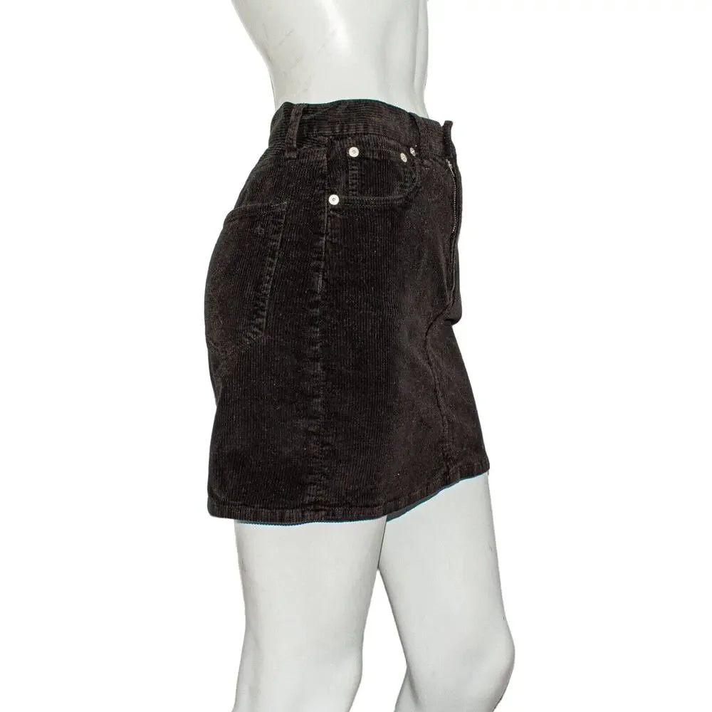 Rag & Bone NY Brown Corduroy Skirt Women's Size 24